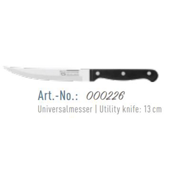 STAR Universal knife 3Cr13 13 cm 1 pc with hang card