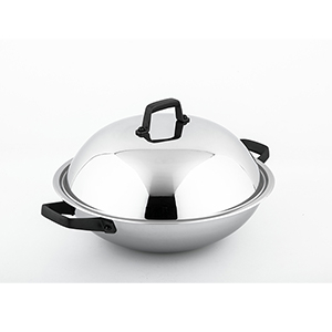 HOLA 316 36cm stainless steel wok