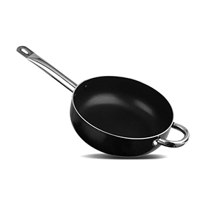 SOLARIS PRO Deep frypan pressed aluminium s/s with one help handle 28x9cm PTFE