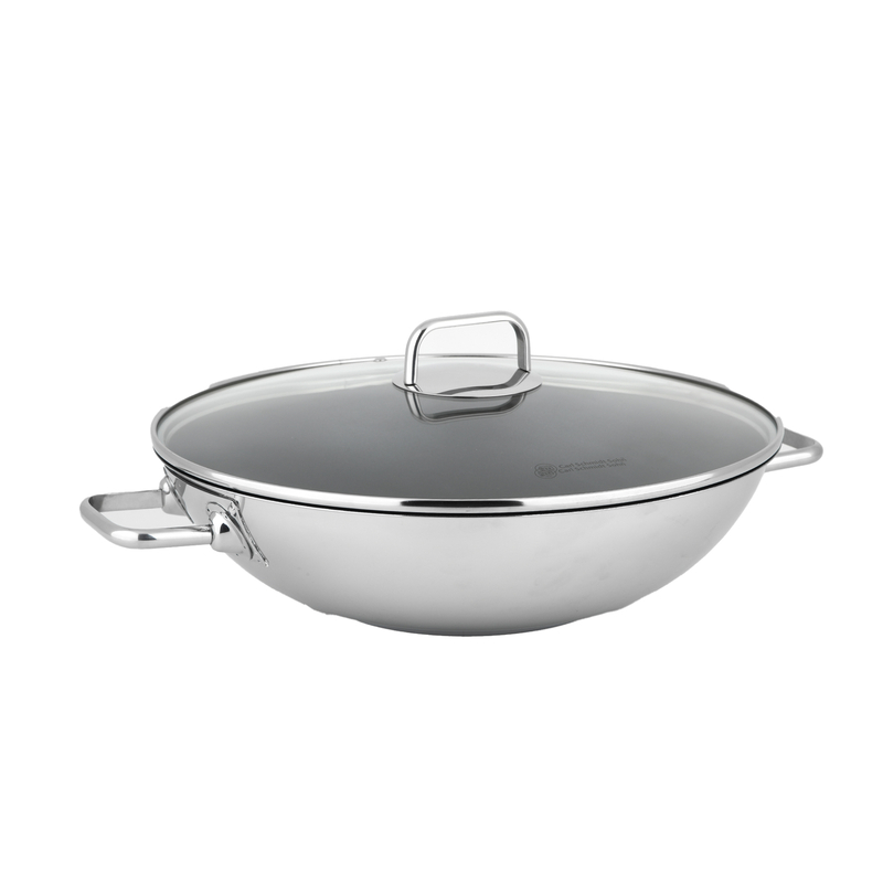 premiumline 36cm  non-stick chinese wok w/gla