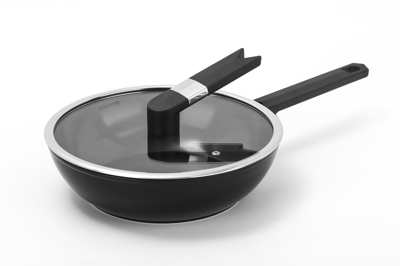 Chef 28cm Deep Fry Pan with Lid