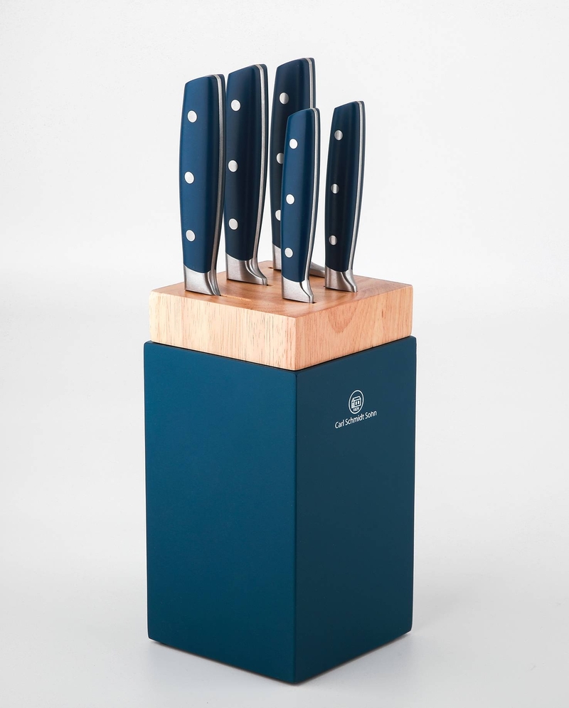 Kamen 刀具六件套  Kamen 6pcs Knife block set (Petrol Blue)
